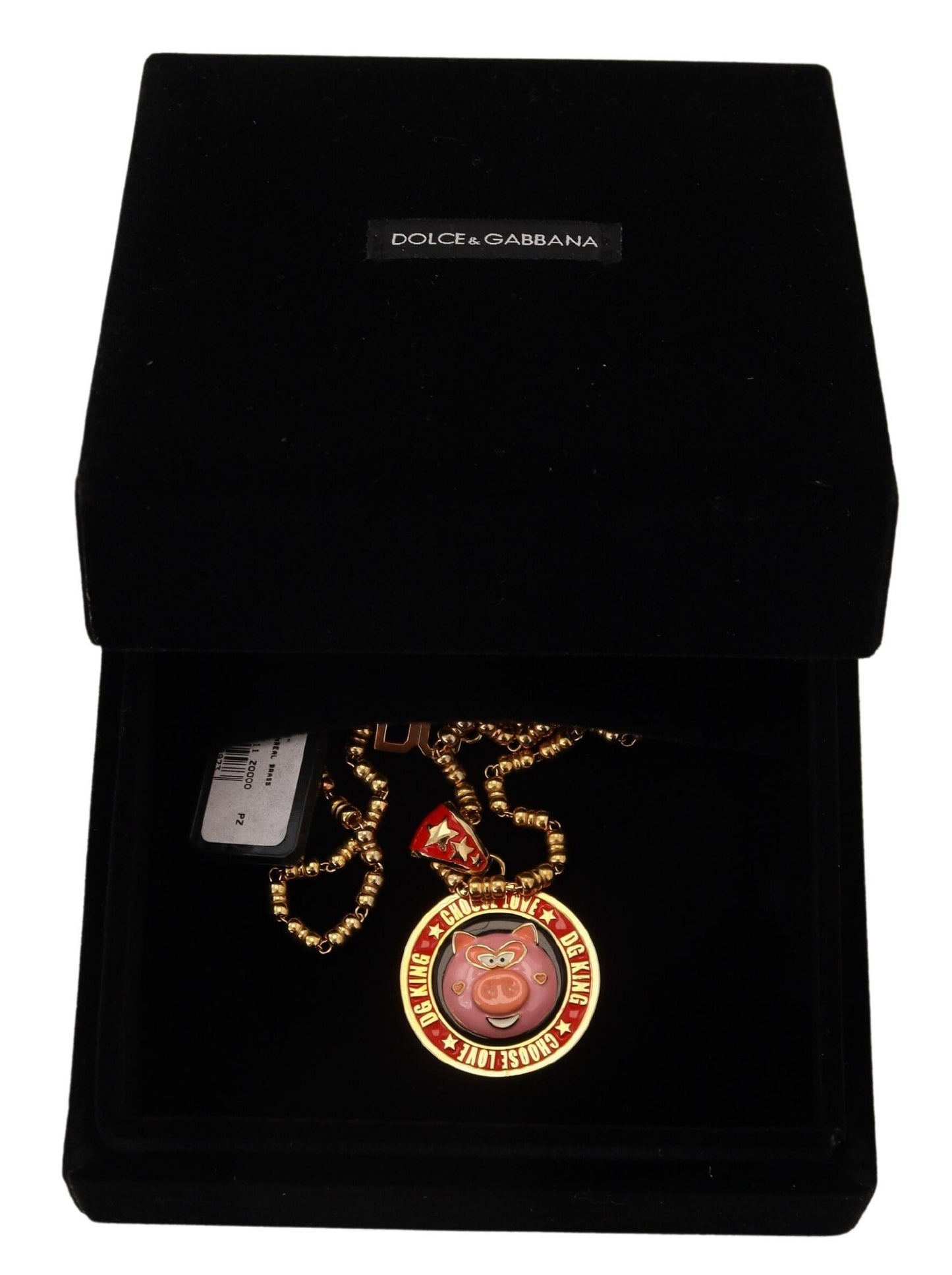 Dolce & Gabbana Elegante Gold Charm Kette Halskette