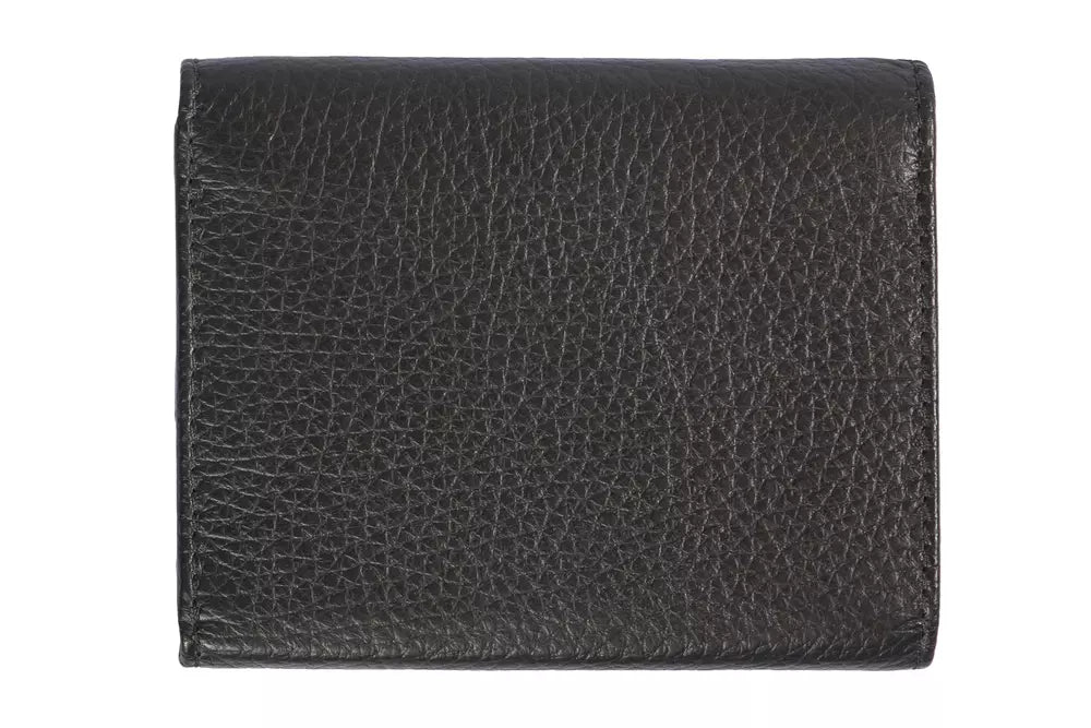 Trussardi Black Leather Wallet for Women