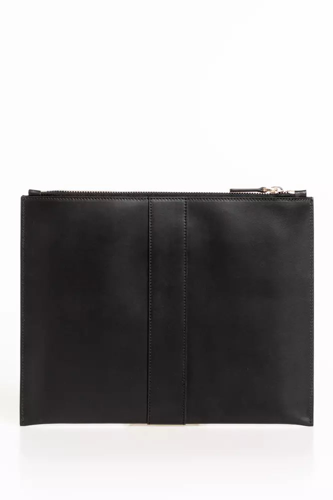 Trussardi Black Leather Men's Wallet