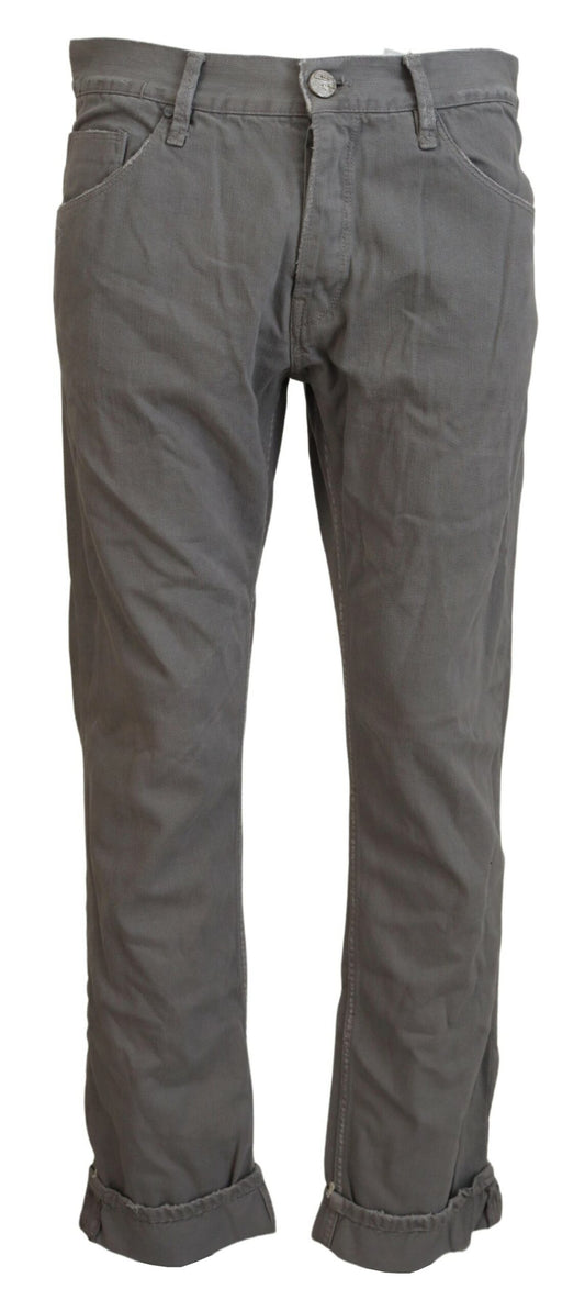 Acht Glatte Regular Denim Gray Jeans