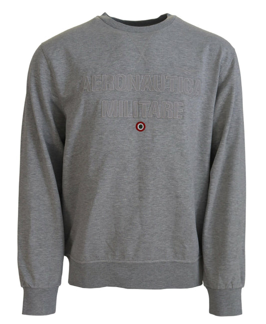 Aeronautica Militare Eleganter grauer Pullover