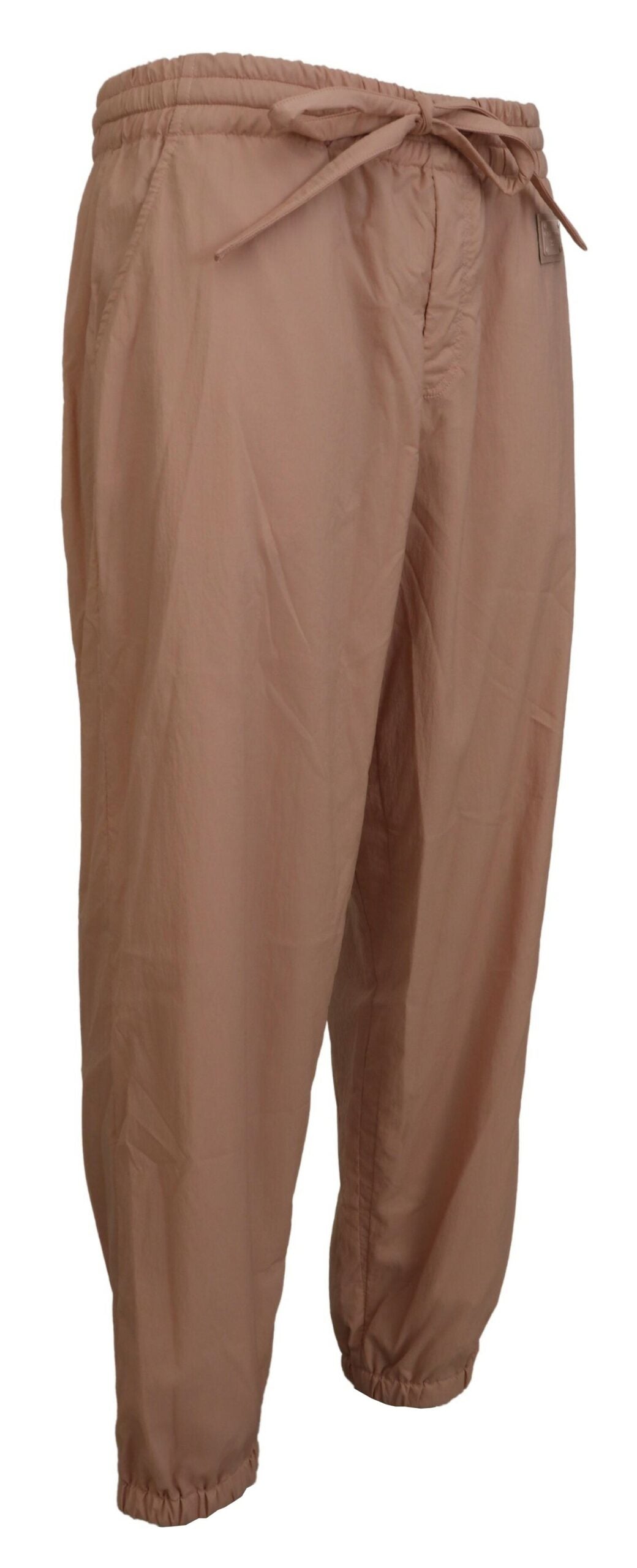 Dolce &amp; Gabbana Elegant Peach Casual Sweatpants