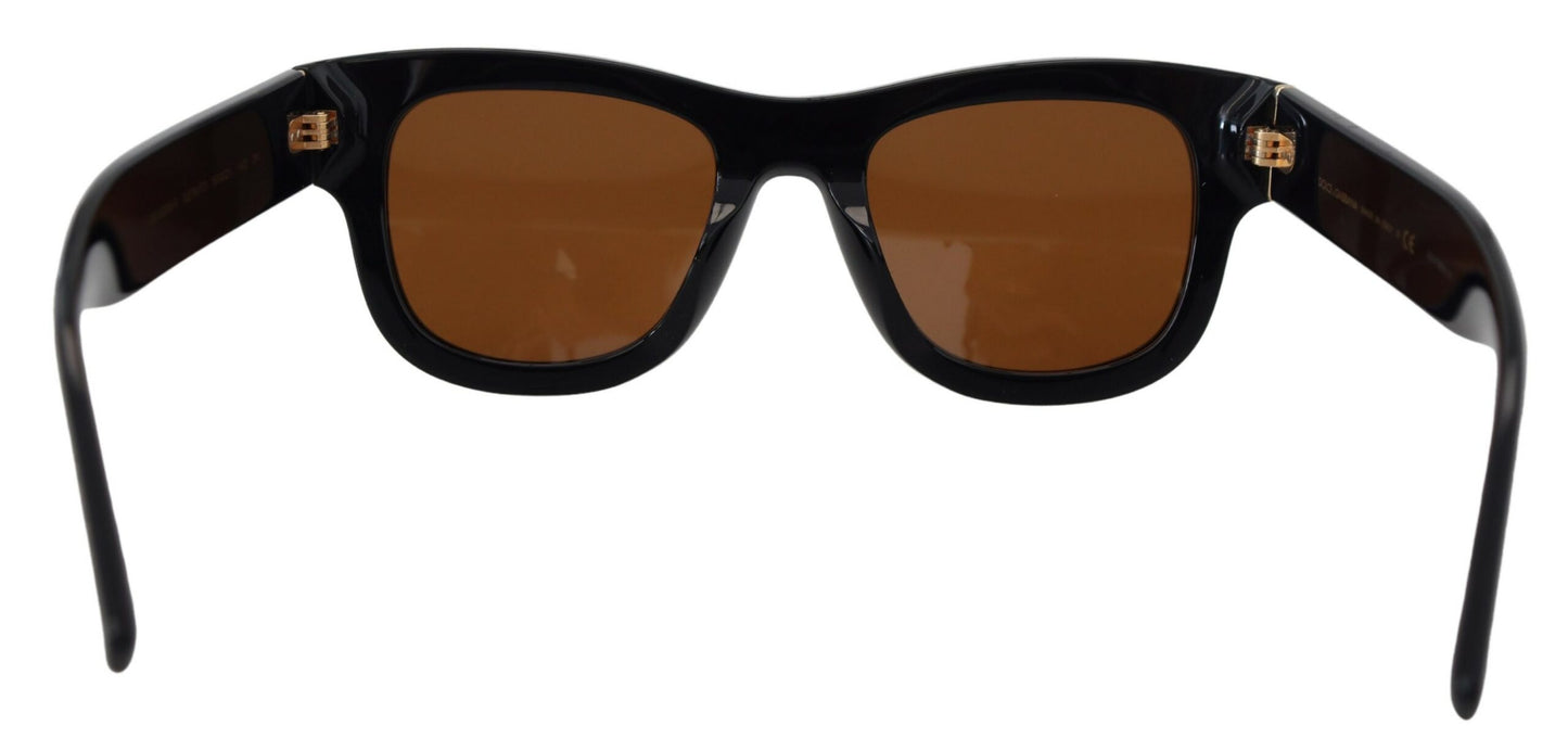 Dolce &amp; Gabbana Chic brown acetate sunglasses