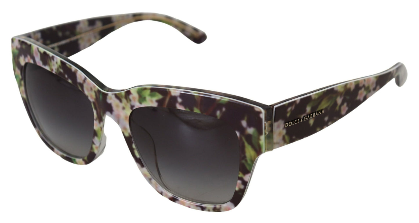 Dolce &amp; Gabbana Elegant black sunglasses with gradient