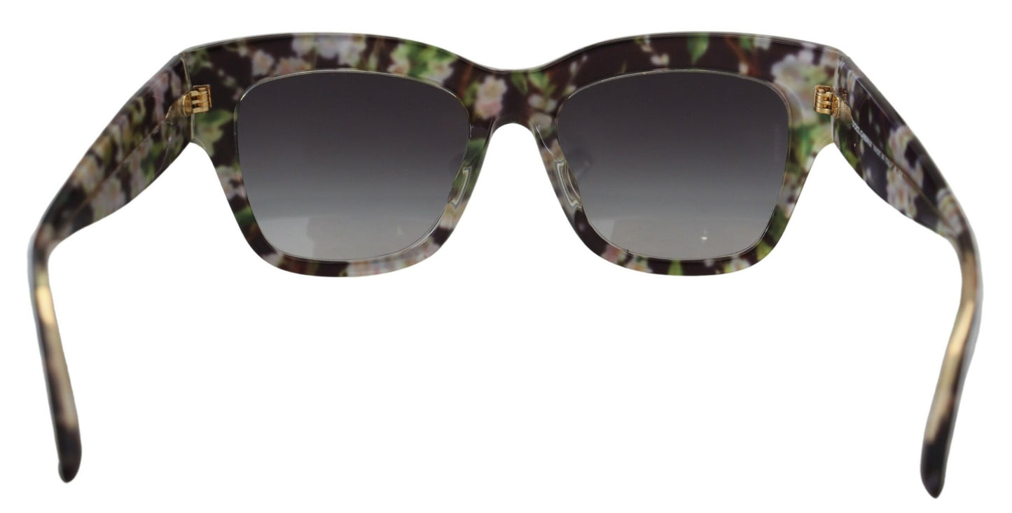 Dolce &amp; Gabbana Elegant black sunglasses with gradient