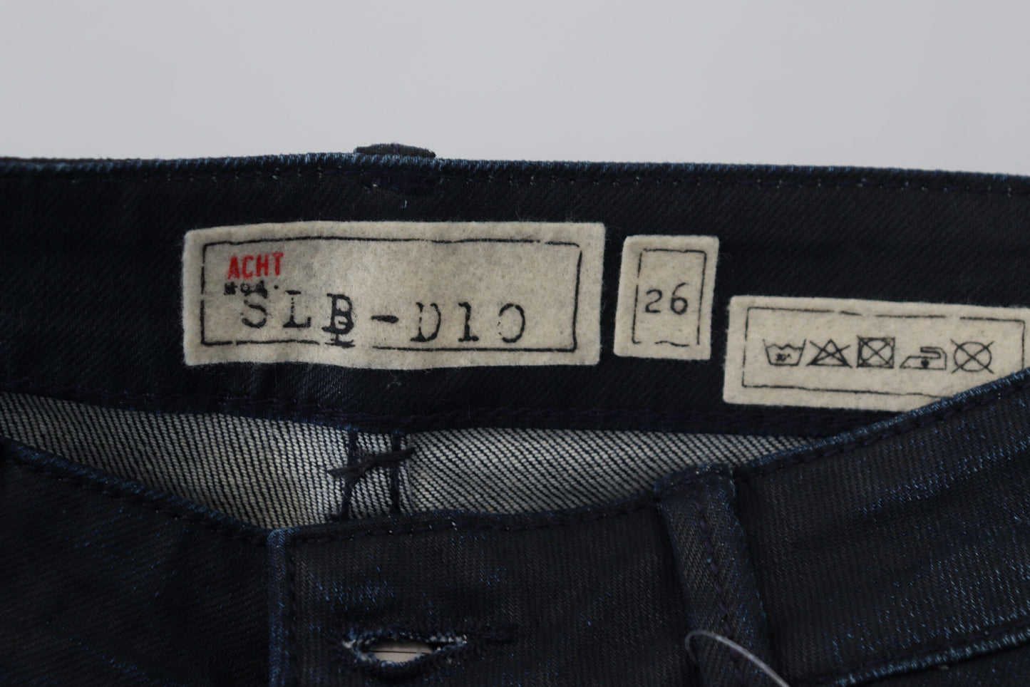 Eight slim fit cotton denim jeans