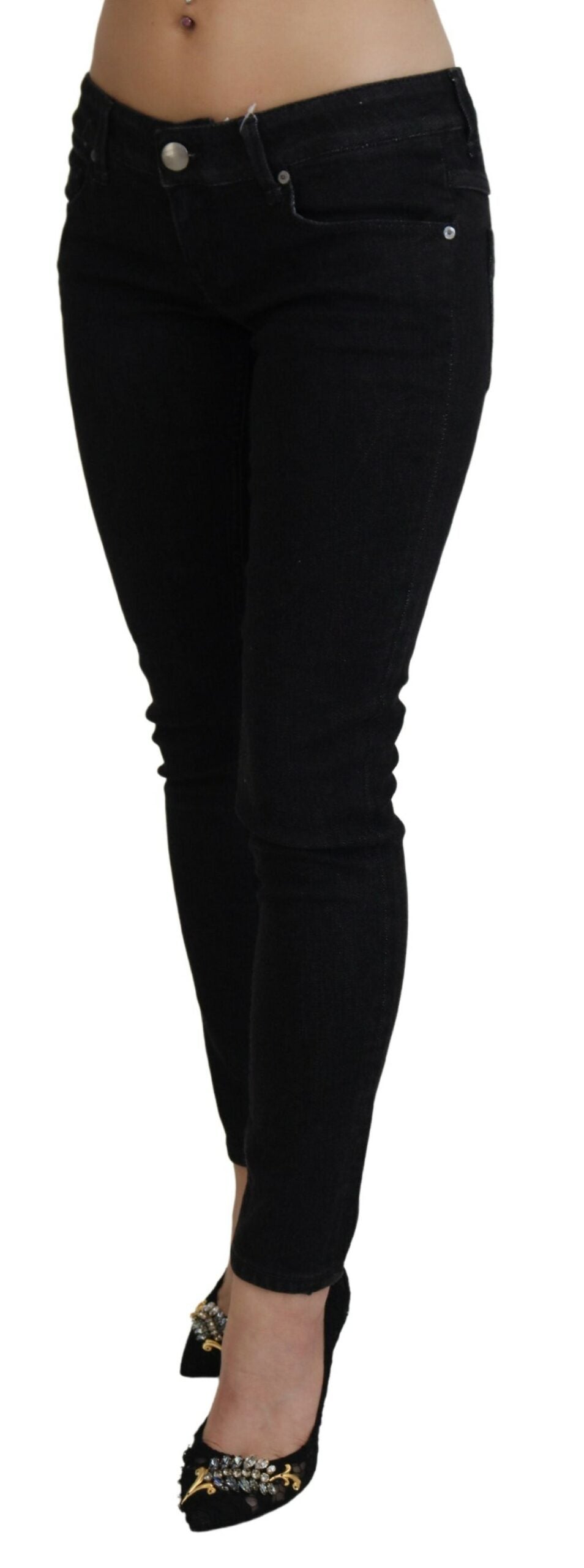 Eight Slim Cotton Denim in Black