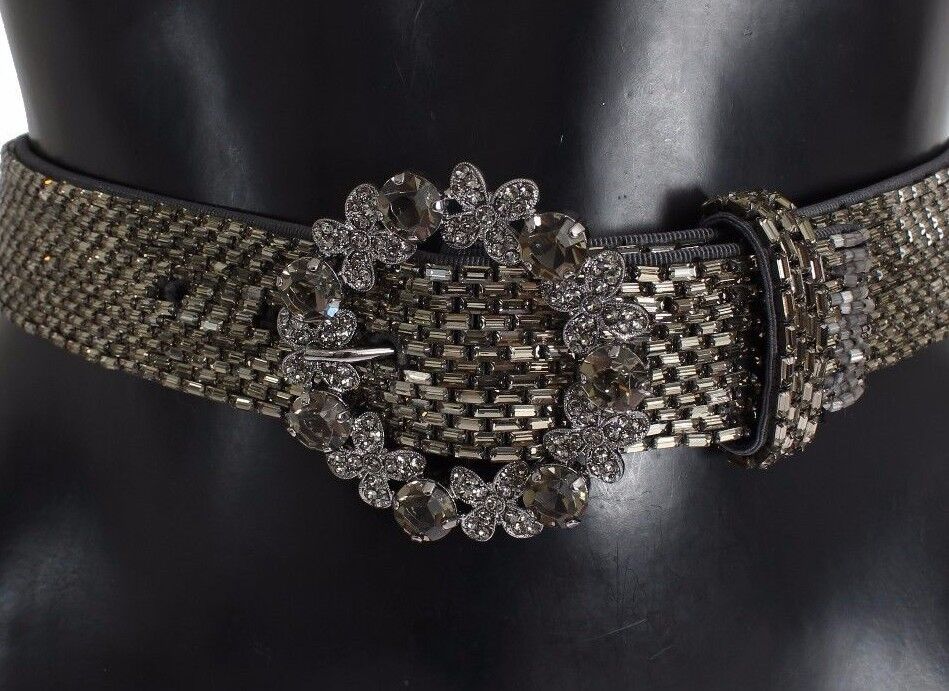 Dolce &amp; Gabbana Sequined Swarovski Crystal Waist Belt