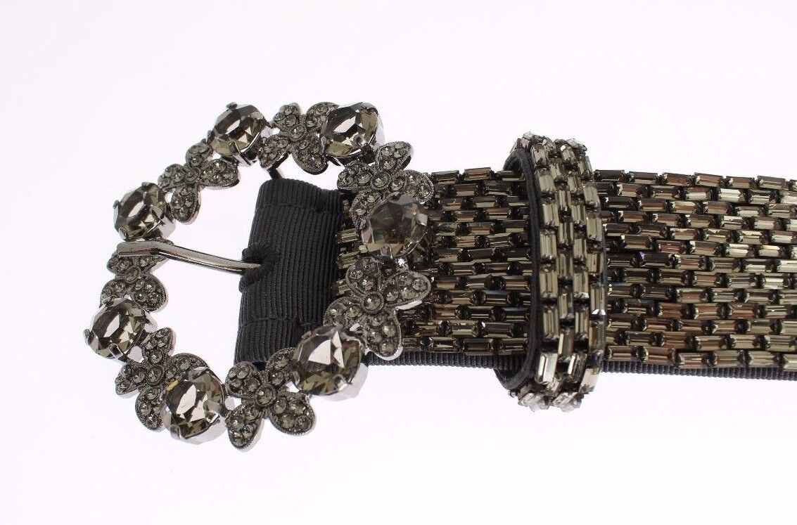 Dolce &amp; Gabbana Sequined Swarovski Crystal Waist Belt