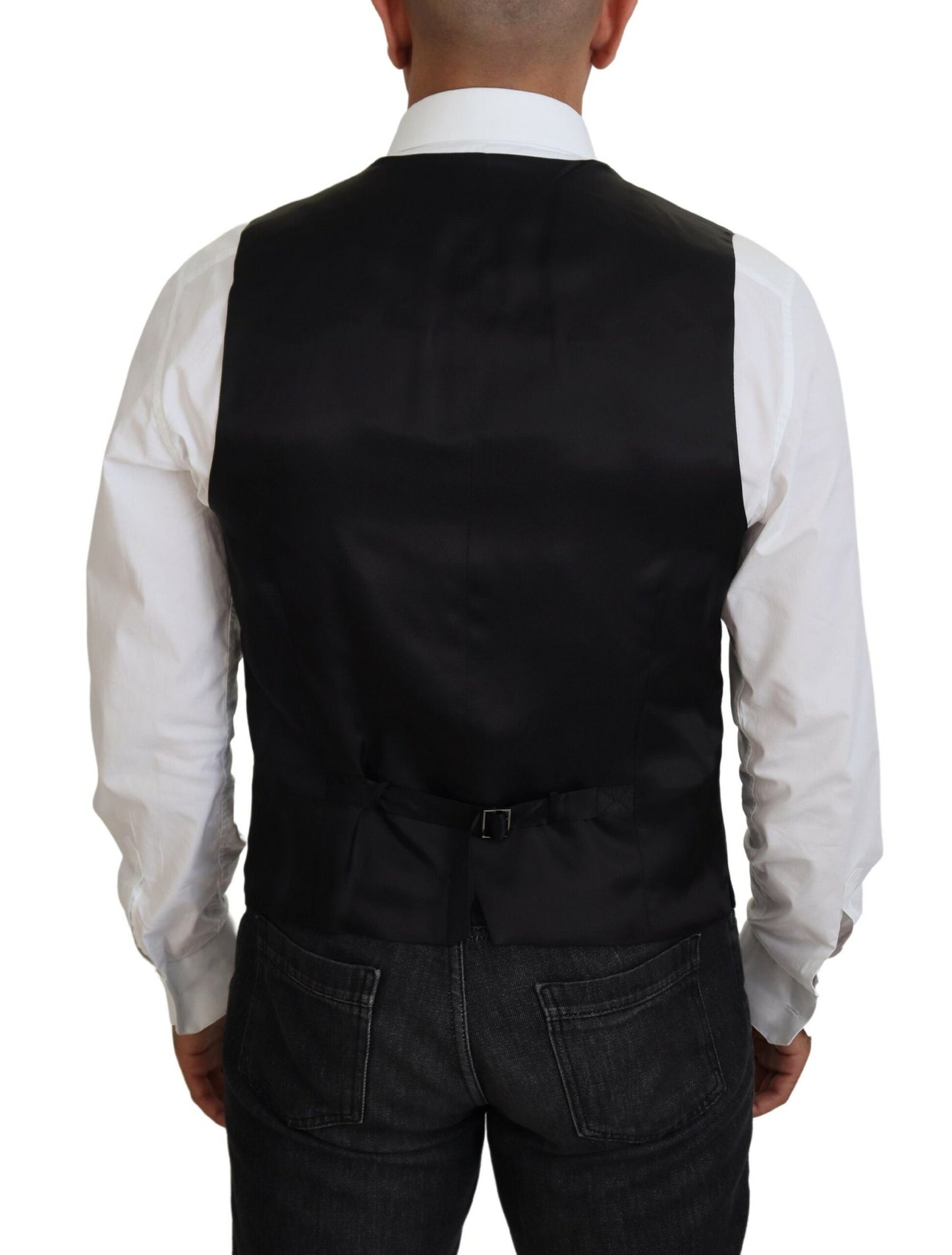 Dolce &amp; Gabbana Elegant Single Breasted Formal Vest