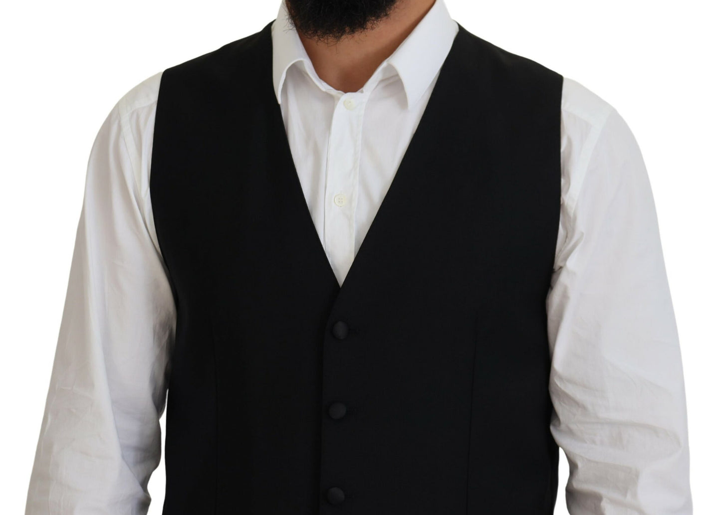 Dolce &amp; Gabbana Elegant Single Breasted Formal Vest