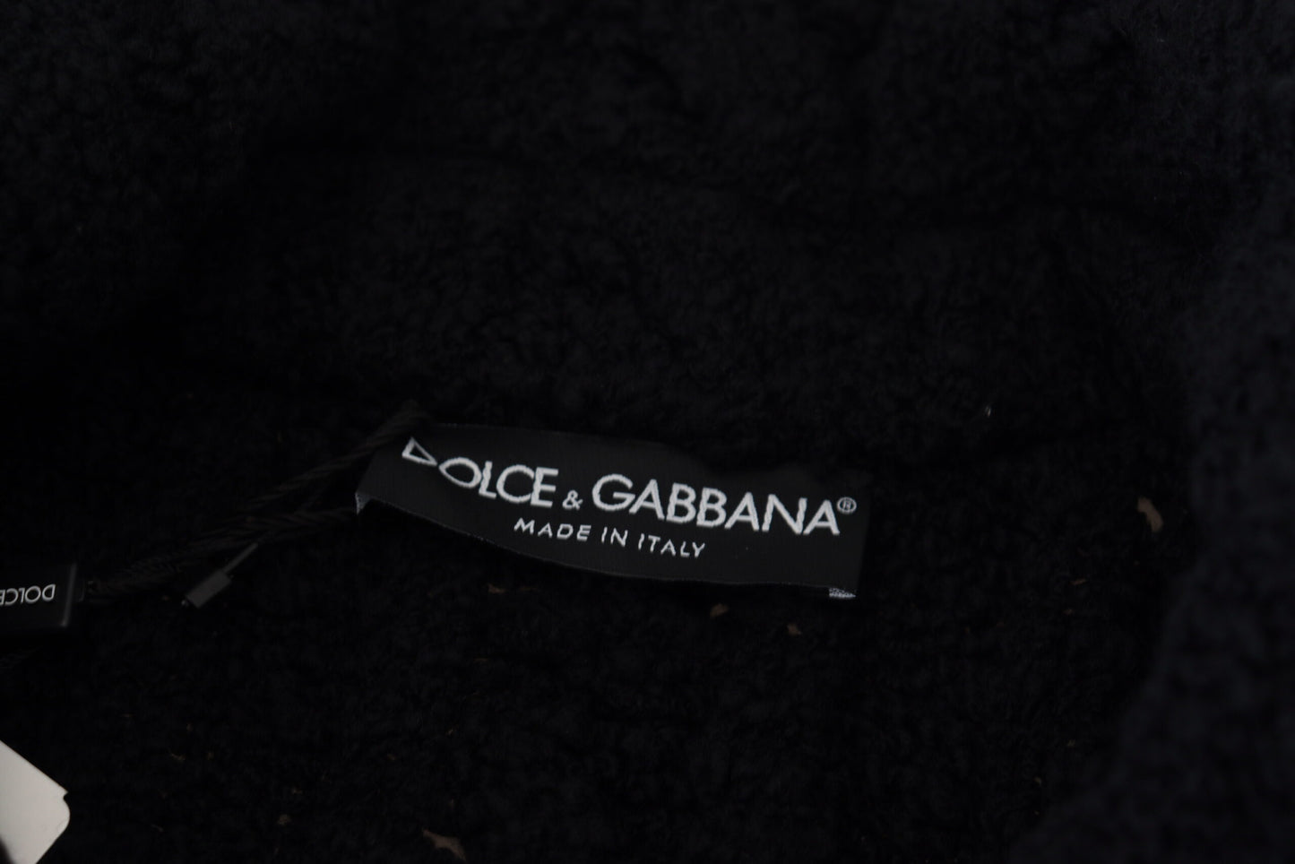 Dolce &amp; Gabbana Elegant black cardigan made of wool and cashmere