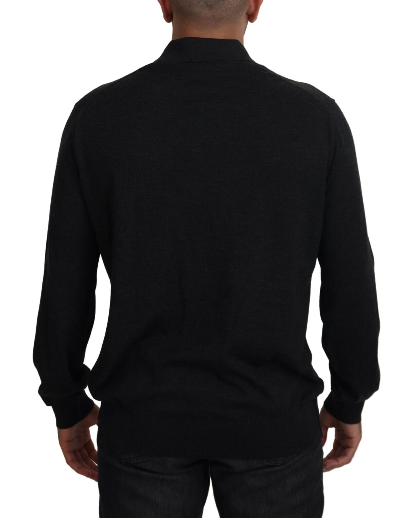 Dolce &amp; Gabbana Elegant black cashmere sweater