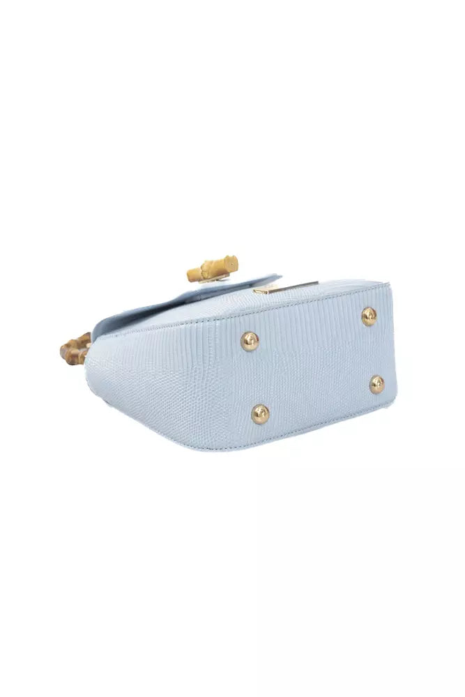 Baldinini Trend Hellblau Polyurethan Frauen Crossbody