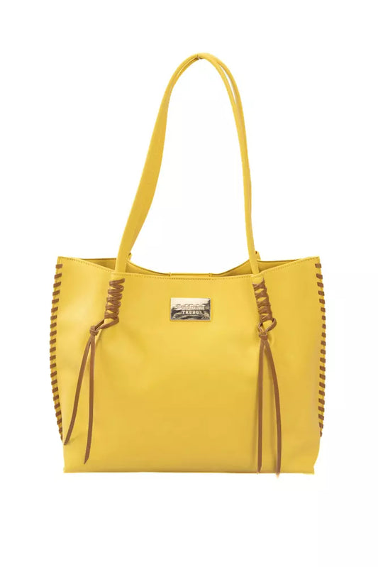 Baldinini Trend Yellow Polyurethane Women Handbag