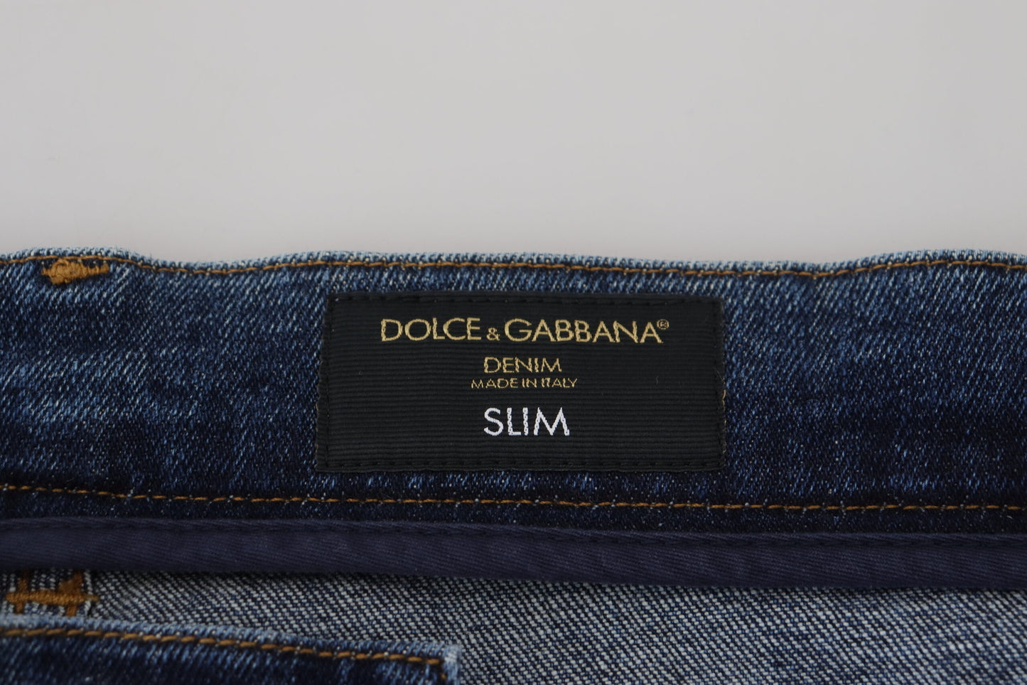 Dolce &amp; Gabbana Elegant blue skinny jeans