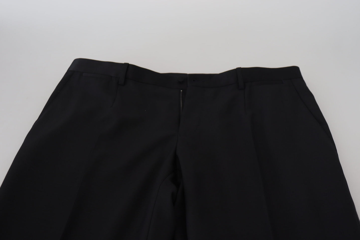 Dolce &amp; Gabbana Elegant black suit trousers made of virgin wool blend