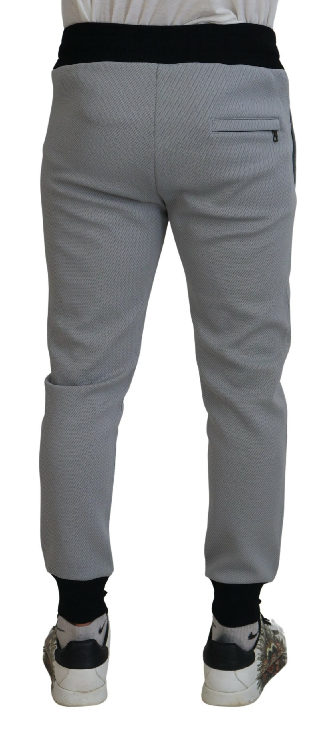 Dolce &amp; Gabbana Elegant gray jogger pants