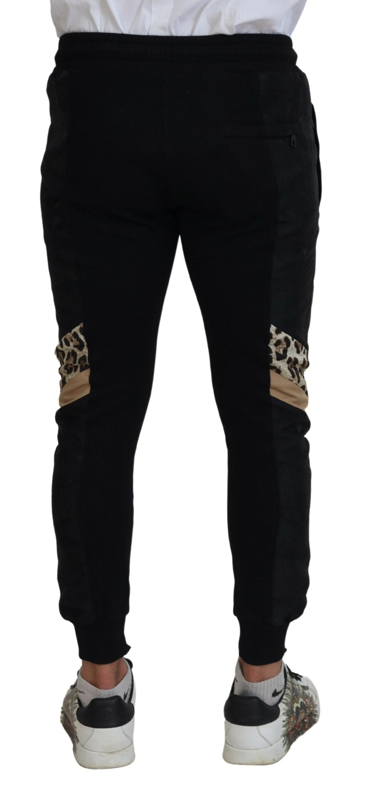 Dolce &amp; Gabbana Elegant black jogger pants for the modern man