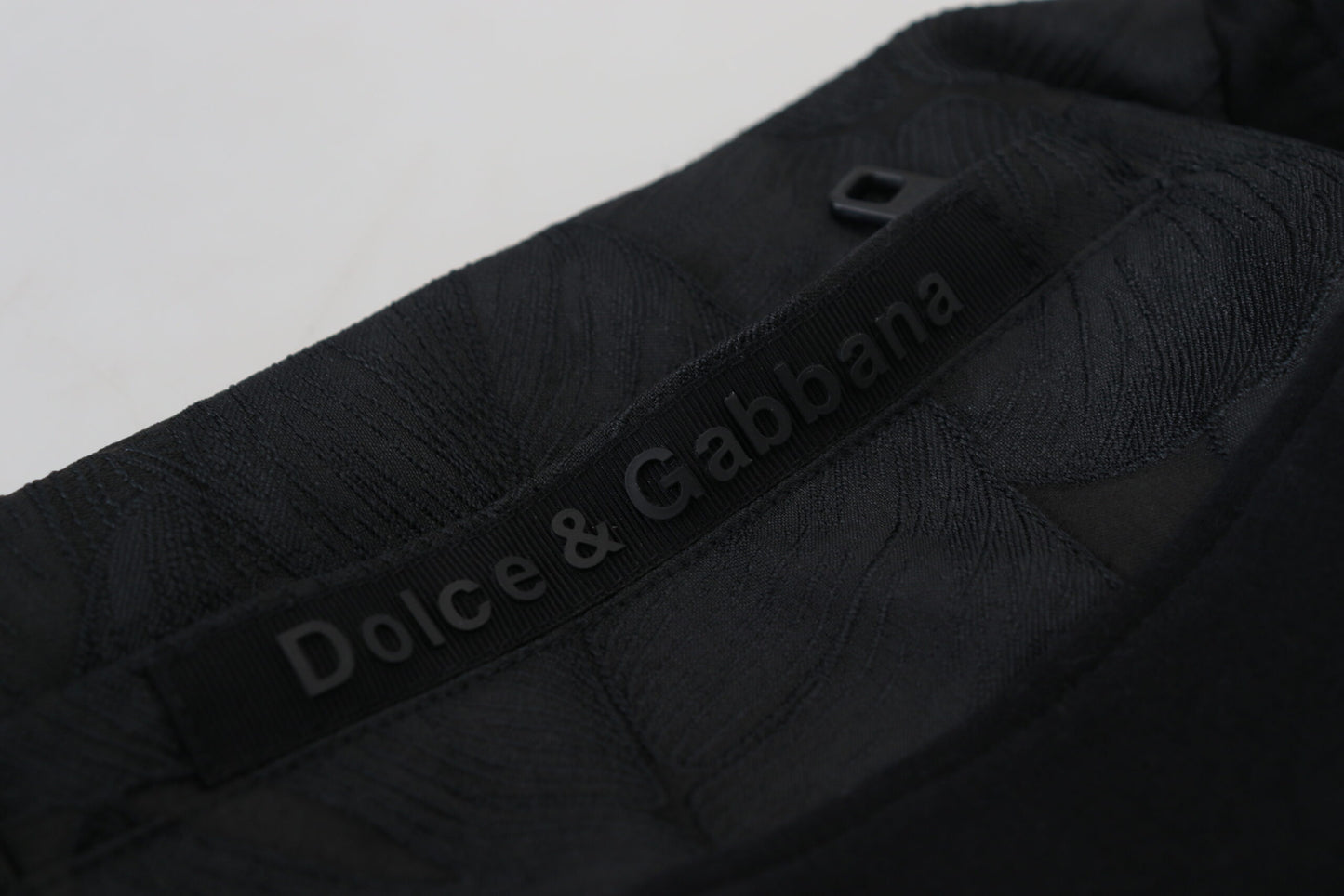 Dolce &amp; Gabbana Elegant black jogger pants for the modern man