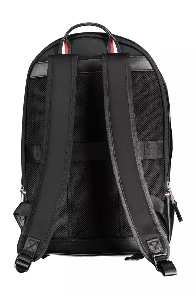 Tommy Hilfiger Black Polyethylene Backpack for Men