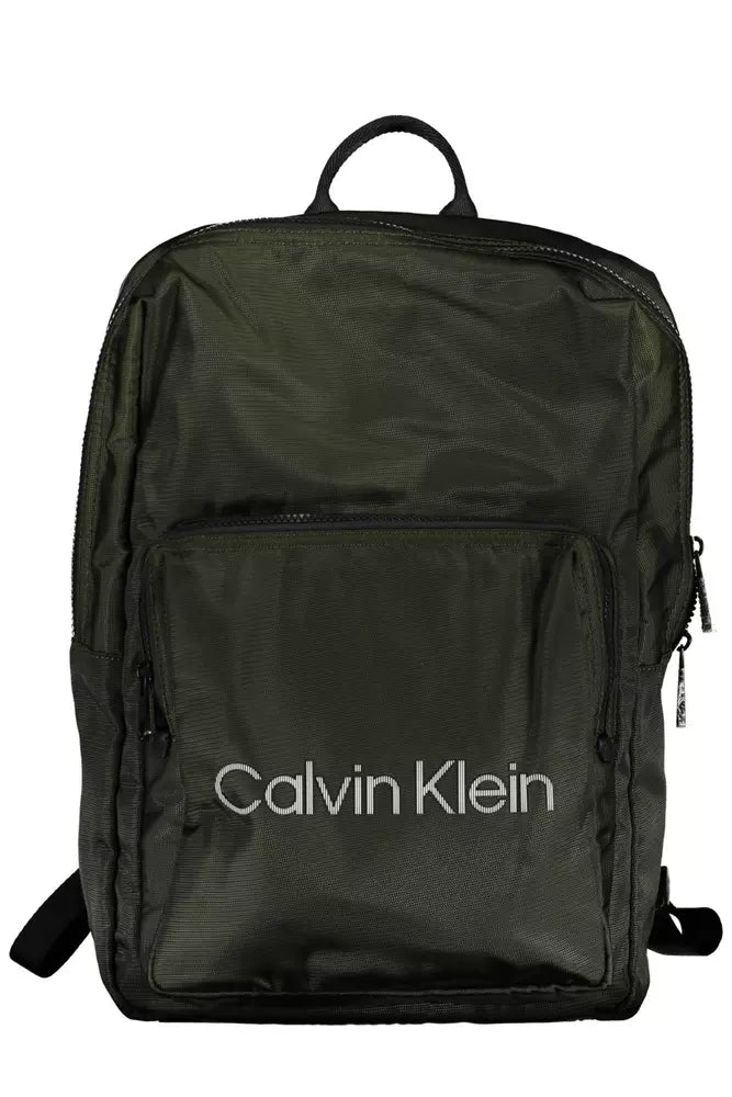 Calvin Klein Green Polyester Backpack for Men