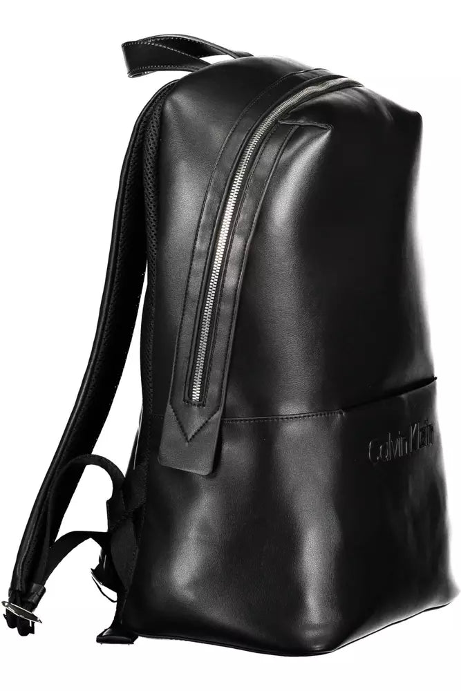 Calvin Klein Black Polyester Backpack for Men