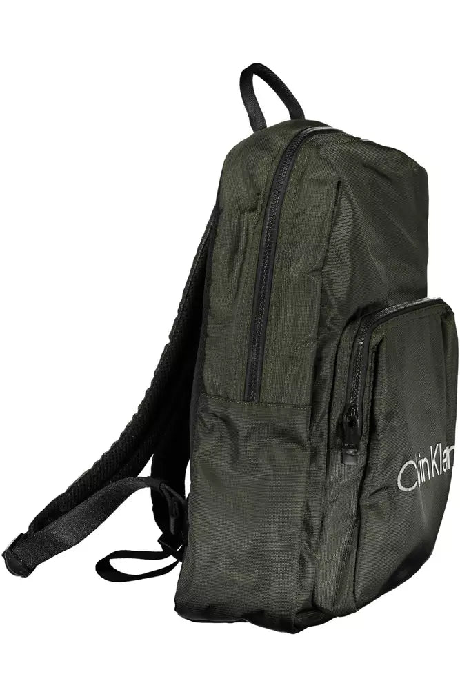 Calvin Klein Green Polyester Backpack for Men