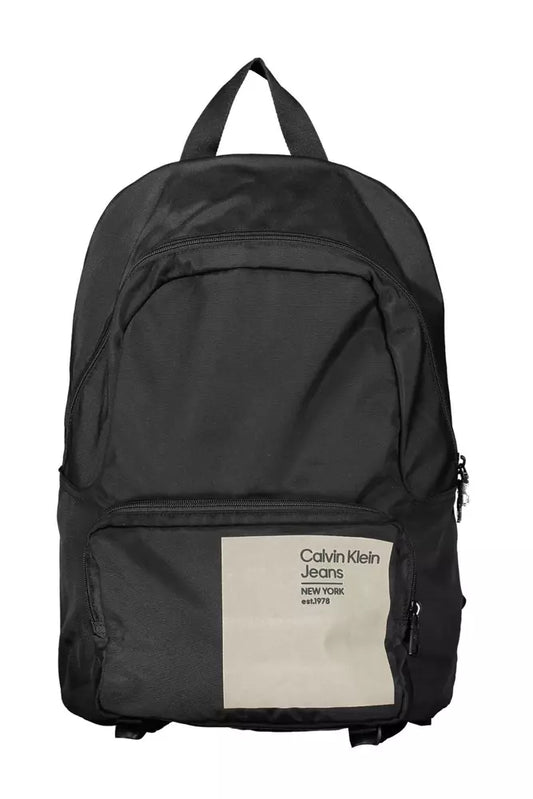 Calvin Klein Black Polyester Backpack for Men