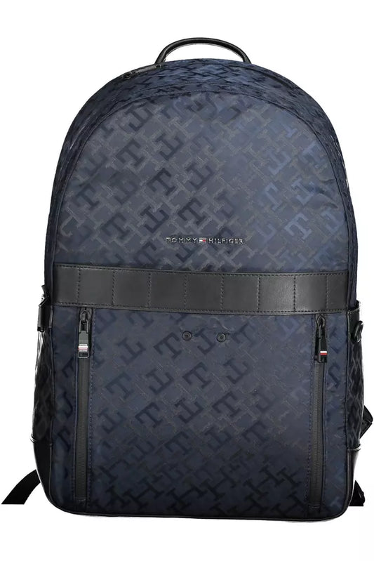 Tommy Hilfiger Blue Polyester Backpack for Men