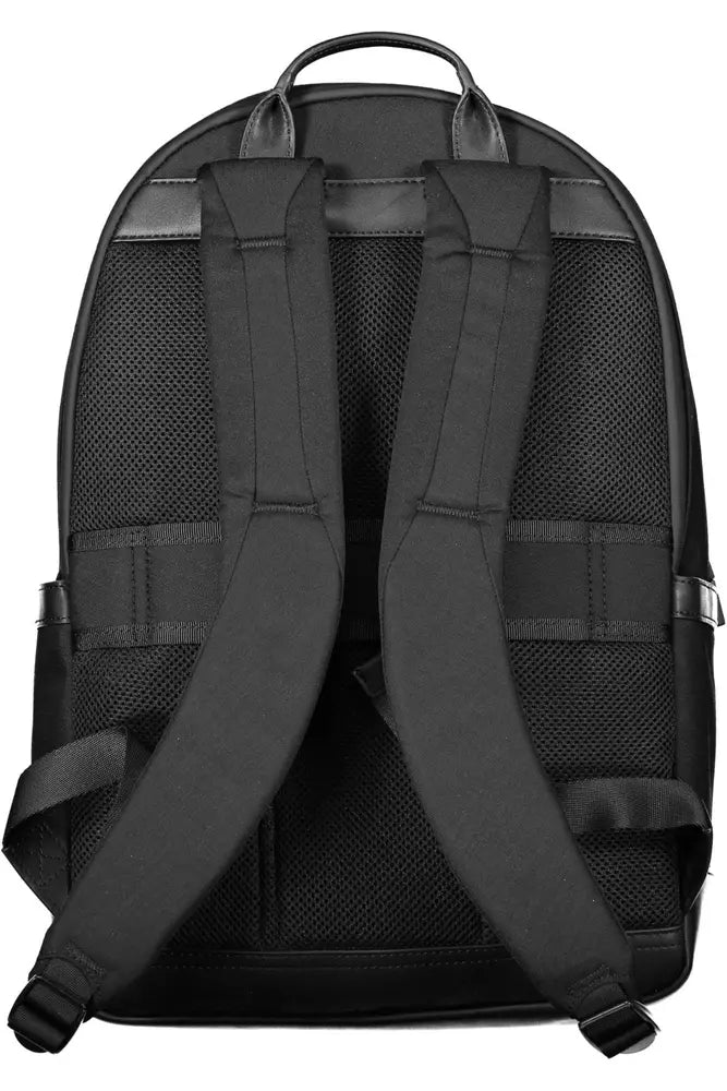 Tommy Hilfiger Black Nylon Backpack for Men