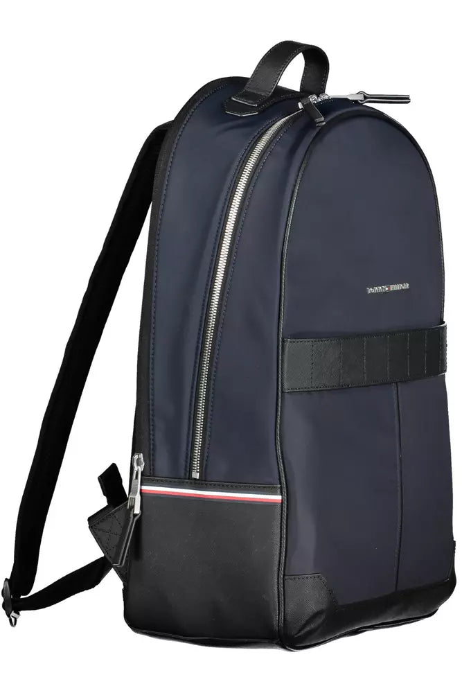 Tommy Hilfiger Blue Polyester Backpack for Men