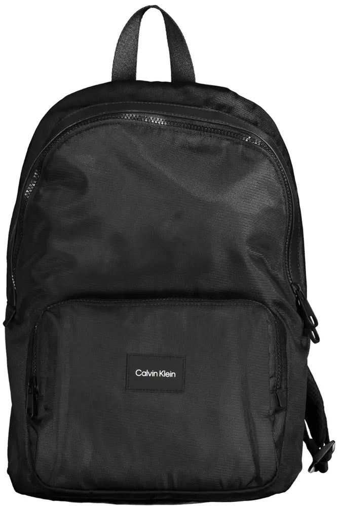 Calvin Klein Black Polyester Backpack for Men