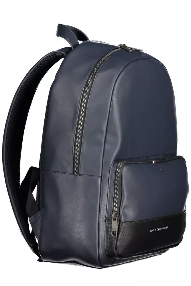 Tommy Hilfiger Blue Polyethylene Backpack for Men