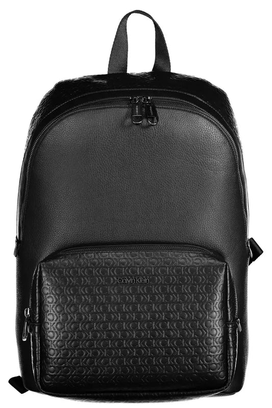 Calvin Klein Black Polyester Backpack for Men