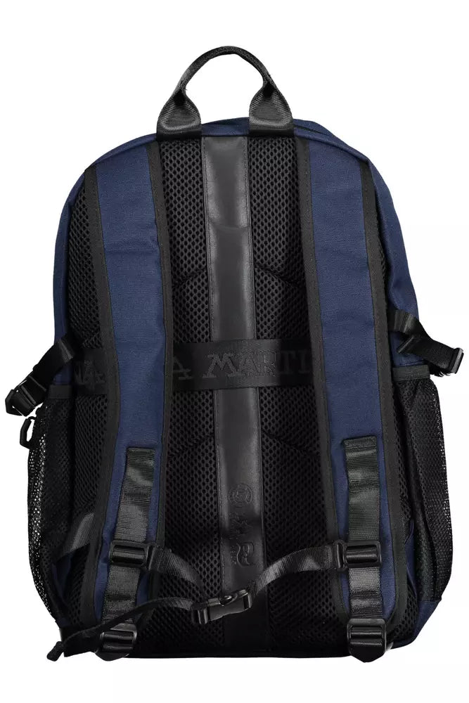 La Martina Blue Polyester Backpack for Men