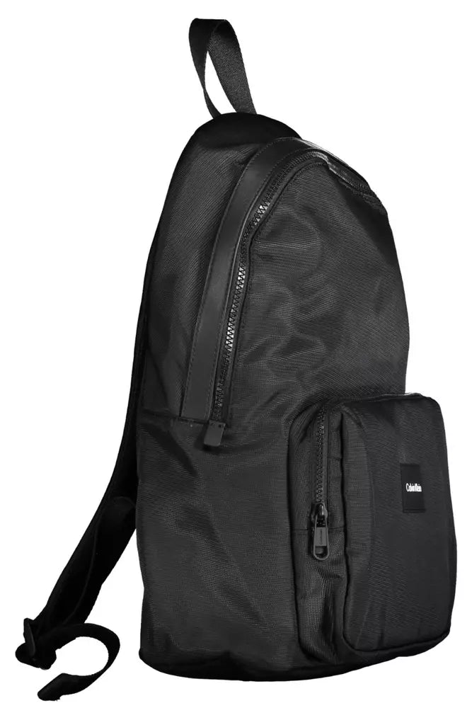 Calvin Klein Black Polyester Backpack for Men