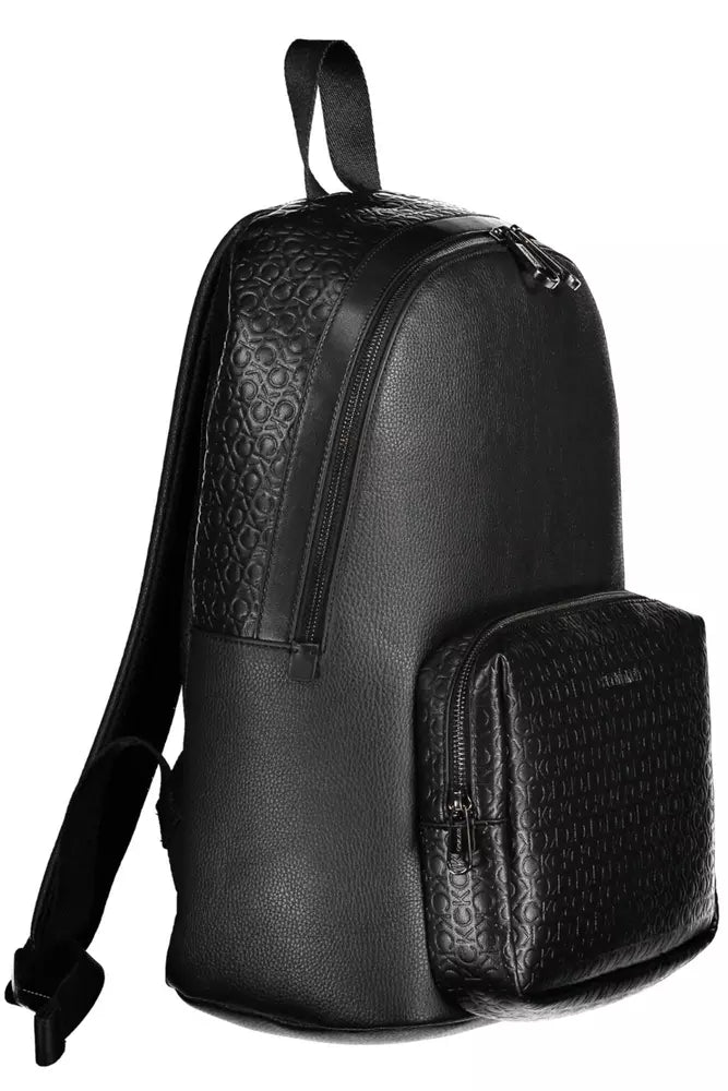 Calvin Klein Black Polyester Backpack for Men