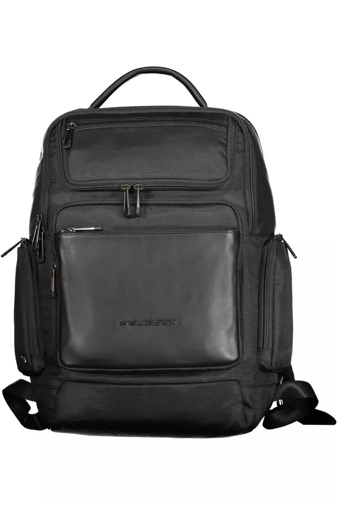 Piquadro Black RPET Men's Backpack