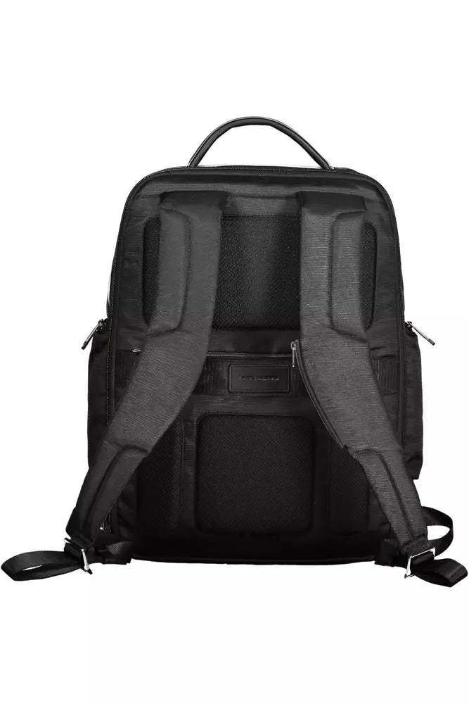 Piquadro Black RPET Men's Backpack