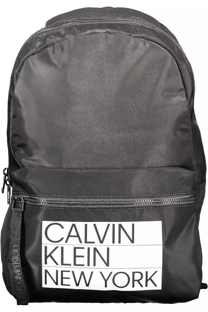 Calvin Klein Black Polyester Backpack for Men