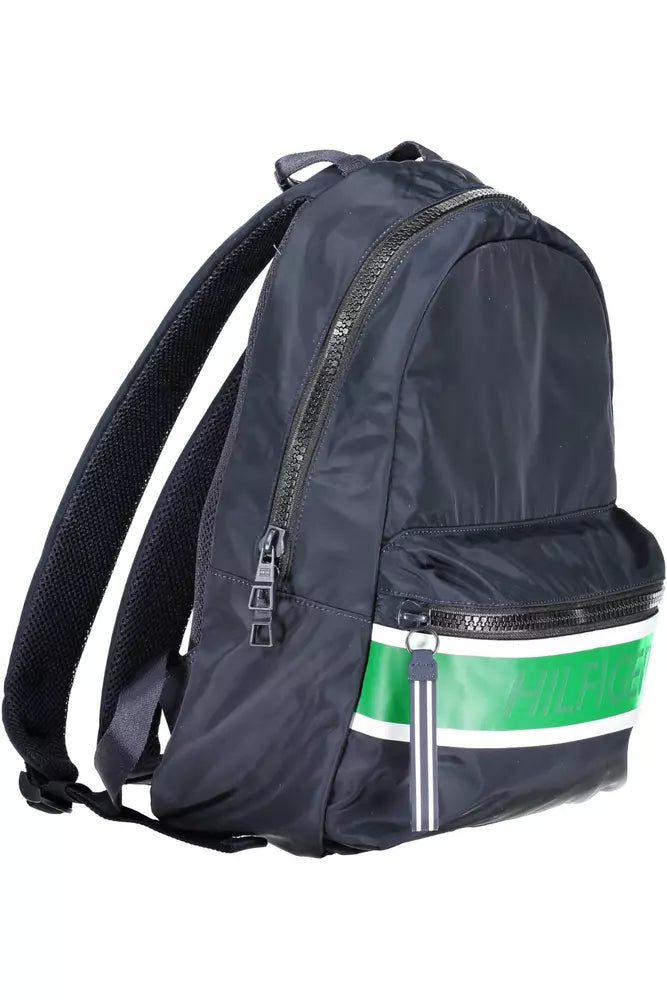 Tommy Hilfiger Blue Polyester Backpack for Men