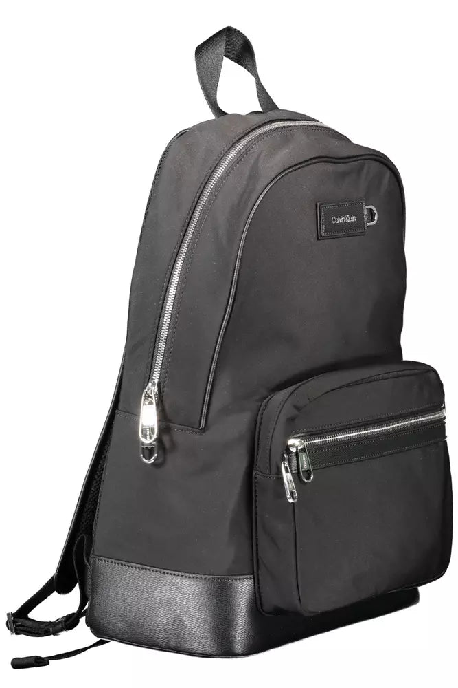 Calvin Klein Black Polyester Backpack for Men