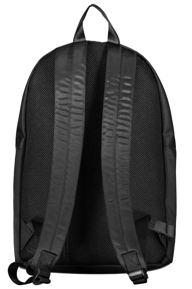 Tommy Hilfiger Black Polyester Backpack for Men