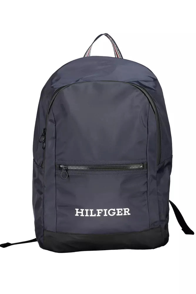 Tommy Hilfiger Blue Polyester Backpack for Men