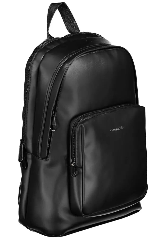 Calvin Klein Black Polyester Backpack for Men