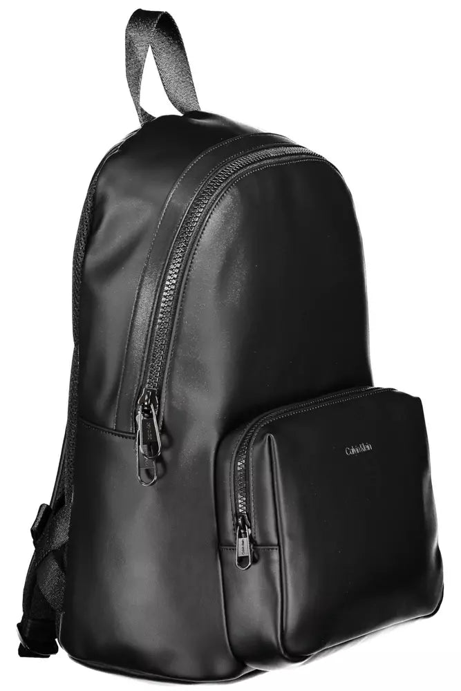 Calvin Klein Black Polyester Backpack for Men