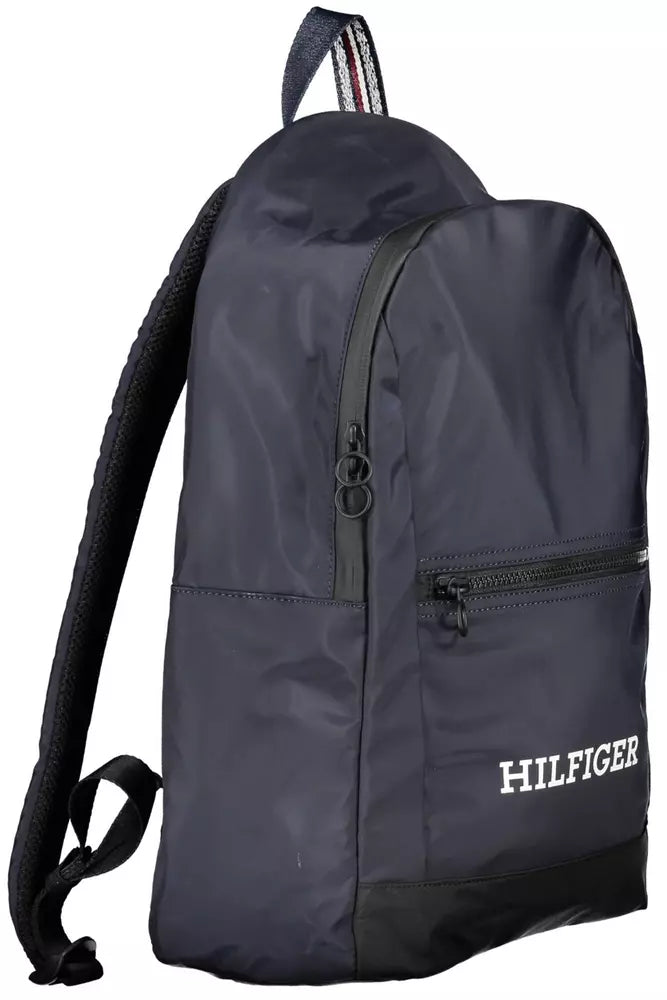 Tommy Hilfiger Blue Polyester Backpack for Men