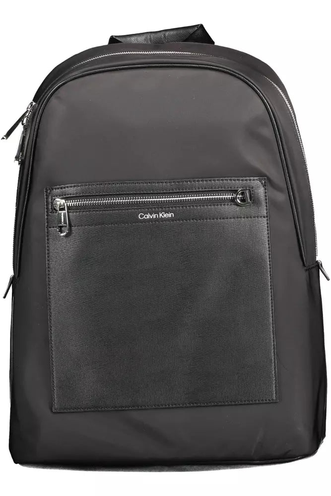 Calvin Klein Black Polyester Backpack for Men