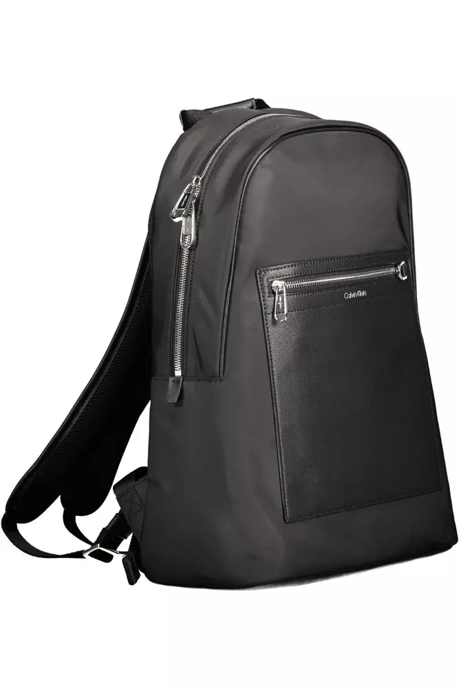 Calvin Klein Black Polyester Backpack for Men